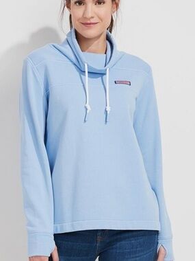 Vineyard vines MARTHAS VINEYARD!!Light Blue Pullover Hoodie with Drawstring! S